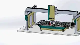 machine cnc de marbre