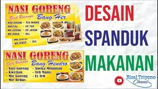 desain spanduk makanan | nasigoreng