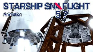 SpaceX Starship SN ̶4̶  5(?!) flight - Animation