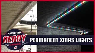 Permanent Holiday / Christmas Lights Install using Permatrack