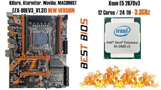 Новинка с AliExpress - Kllisre X99 (ZX-99EV3_V1.31). Детальный обзор, настройка, лучший BIOS, разгон
