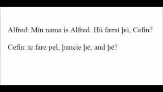 Old English Conversation