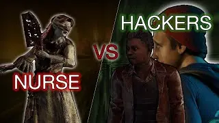 DESTROYING 2 HACKERS AS NURSE!!!!! (Dead By Daylight Stream Highlight 72)