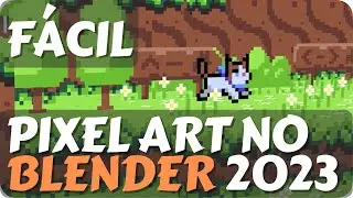 Textura Pixel art no Blender 2023 (FÁCIL)
