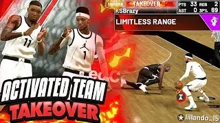Sharpshooter Activates TEAM TAKEOVER @ Jordan Rec Center! Lando DROPS Defender To His Knees!