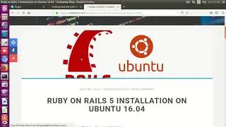 How to Rails install Ubuntu Linux