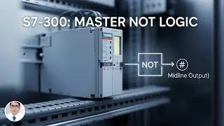 siemens plc s7-300 how can use --NOT-- and (#) instruction