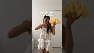 by making a bag 