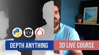 2D Image to 3D Point Cloud with DepthAnything: Live Course (Monocular Depth Estimation)