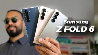 Samsung Galaxy Z Fold 6 Hands-on ALL COLORS - Color Comparison!