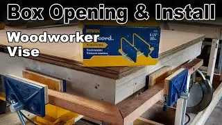 Box Opening and Install Woodworker Vise Connect 45 degree Miter Joints IRWIN 226361