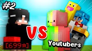 YOUTUBERS vs TRYHARDS en BEDWARS... #2 (ft. @QuesilloFun, @AngelStax, @Backzy)