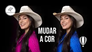 NUNCA foi tão FÁCIL alterar a COR  de uma IMAGEM no CorelDRAW