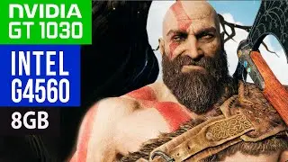 GOD OF WAR roda em PC GAMER DE POBRE??? - GT 1030 + PENTIUM G4560