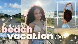 end of summer beach vacay vlog 2024 | travel with me to OBX☀️