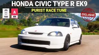 Forza Horizon 5 - 1997 Honda Civic Type R EK9 - A Class Purist Race Tune V2 (MEMBERS ONLY)