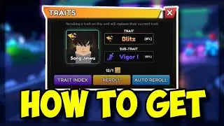 HOW TO GET SUB TRAITS FOR UNIT in ANIME VANGUARDS | HOW TO UNLOCK SUBTRAITS in ANIME VANGUARDS