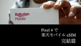 【完結】Google Pixel4 で eSIMを使いたい！どうやら使えたようです！？