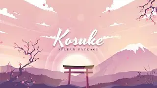 Free Japanese Sakura Twitch Overlay Package for OBS