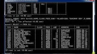 MY SQL GENERAL QUERY PART 4