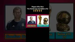 Players Who Won The World Cup And Ballon d'Or #shorts #ballondor #messi #haland