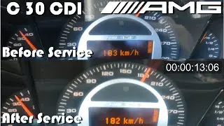 Mercedes C30 CDI AMG | Does a fresh Service improve 100-200 kmh performance or top speed?