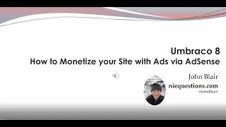 Umbraco 8 - How to Monetize your Site with Ads via AdSense