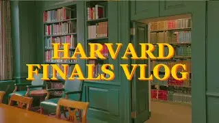 Harvard Finals Vlog 하버드 기말고사 브이로그