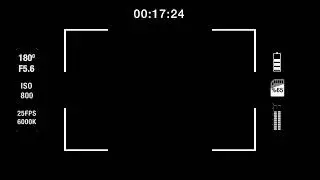 Video Camera Recording Frame Black 7