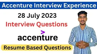 Accenture Interview Experience 2023 for Freshers | Accenture Interview Question and Answers