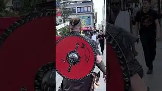 Ragnar Lothbrok Walking in Public #fashion #ragnarlothbrok #reactionvideo #foryou #cosplay #fashion