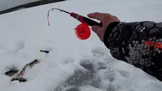 Рыбалка весной по последнему льду, настоящая сибирская уха.