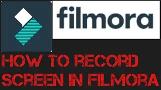 How to record screen in filmora