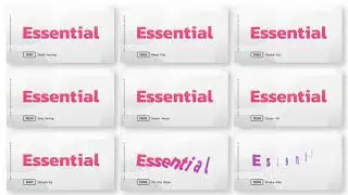TypeX - Essential Pack: Title Animation Presets Library - After Effects Template