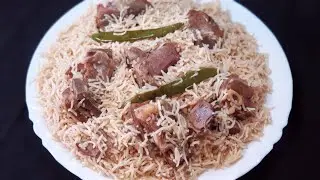 Pulao Recipe With Mutton | Simple Mutton Yakhni Pulao Recipe Without Curd | Less Ingredients Pulao