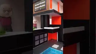 The beauty of the miniature villa model #construction #brickhouse