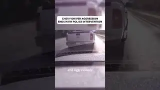 Aggressive Driver Meets his Matched! 🚓