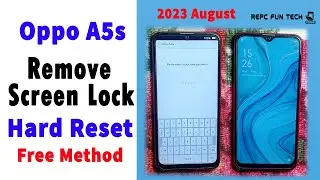 Hard Reset Oppo A5s 2023 easy method | Oppo a5s screen lock remove without test point