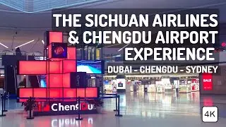 [4K] The 16HR Layover | Sichuan Airlines-Chengdu Airport Experience | DXB-TFU-SYD | Jes Look Around