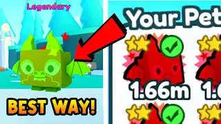 I Found The BEST WAY to Get Rainbow Samurai Dragon in Pet Simulator X Fantasy World (Roblox)