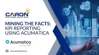 Key Performance Indicators | Reporting using Acumatica