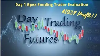 Day Trading| Apex Funding Trader Evaluation| Day 1