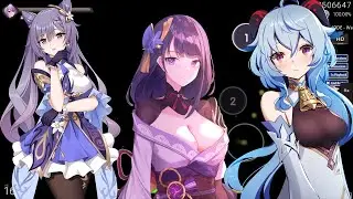 Osu! - Genshin Skin Edits (Keqing, Raiden + Ganyu)