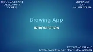 Complete Web Dev 1401 Project Introduction  Drawing App  HTML, CSS, jQuery UI, Canvas, Local Storage