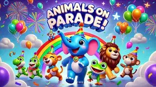Phonics Song - Nursery Rhymes - Animal parade Songs for kids and Toddlers