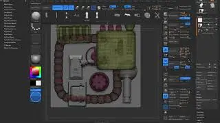 09 ZBrush 2018 Hard Surface Live Boolean Massive Detailing