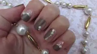 Elegant Pearls Nail Art