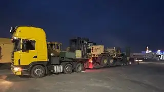 Перевозка грейдера ДЗ-98В / Челябинск встретил грязью 🤣
