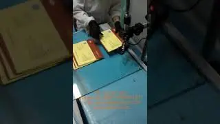 Industrial serial number barcode ink jet printing machine operated by hand
