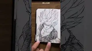 [ASMR] Drawing Gohan 😎 - DragonBall 